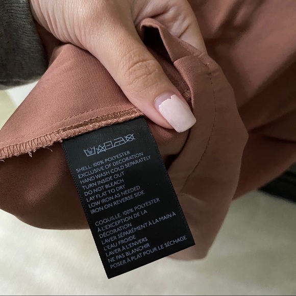 URBAN OUTFITTERS Nude Oversized Vneck Shift Dress - Picture 8 of 9